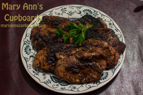 blackened pork