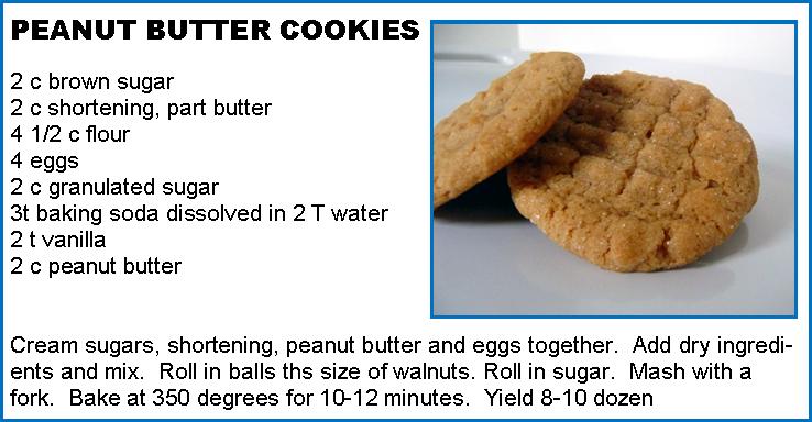 peanut butter cookie recipe