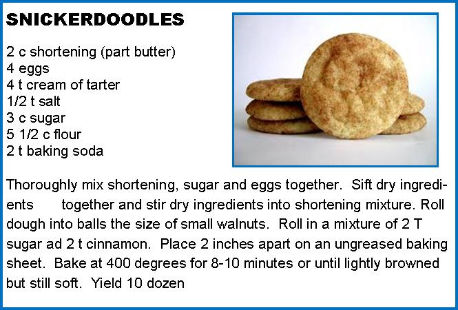 snickerdoodle recipe