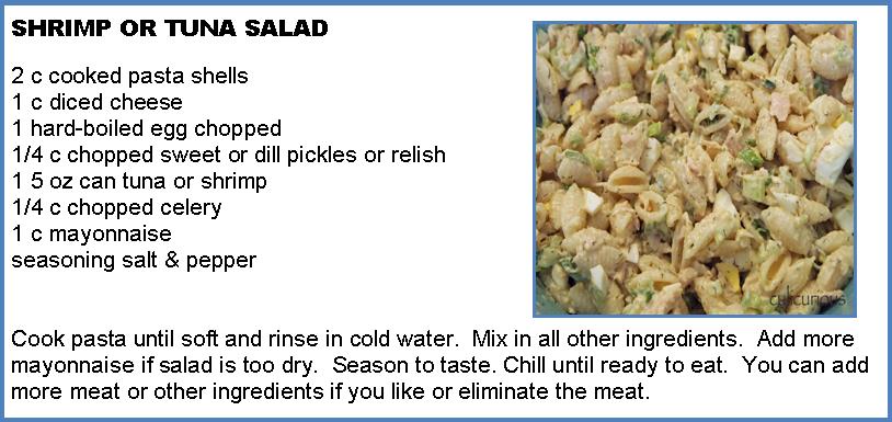 Shrimp or Tuna Salad
