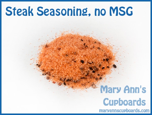 Steak Seasoning no MSG