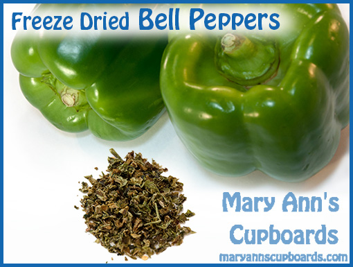 Freeze Dried Bell Peppers by Michael Zimmerman