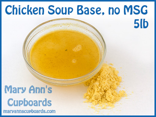 Chicken Soup Base no MSG 5lb