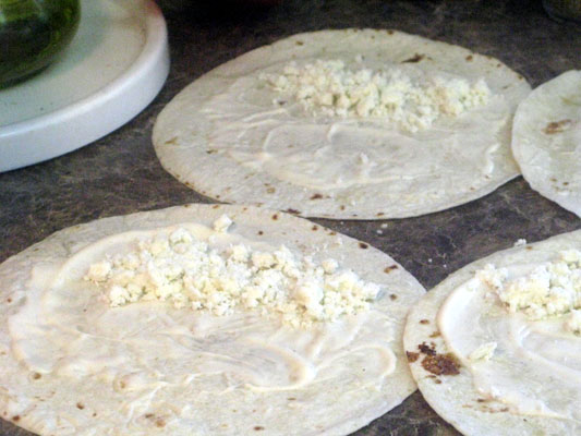 Chicken Alfredo Pizzadillas