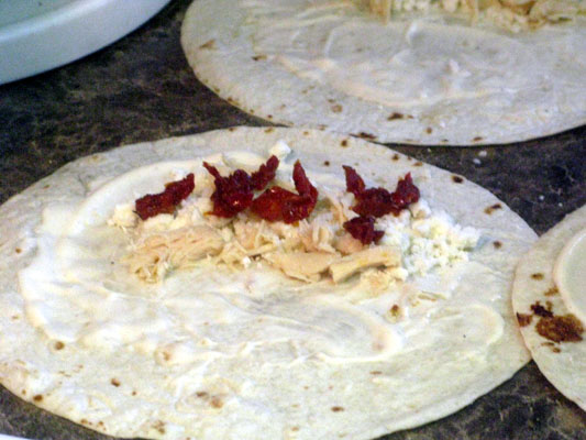 Chicken Alfredo Pizzadillas