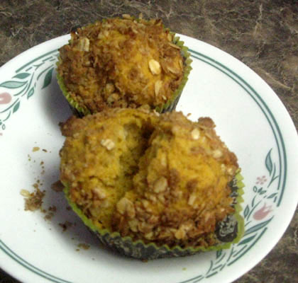 Pumpkin Streusel Muffins