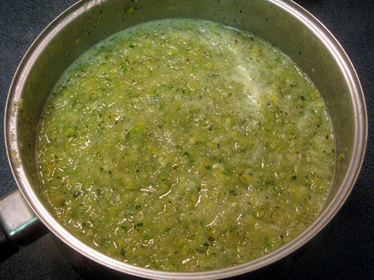 Zucchini Pureed Soup